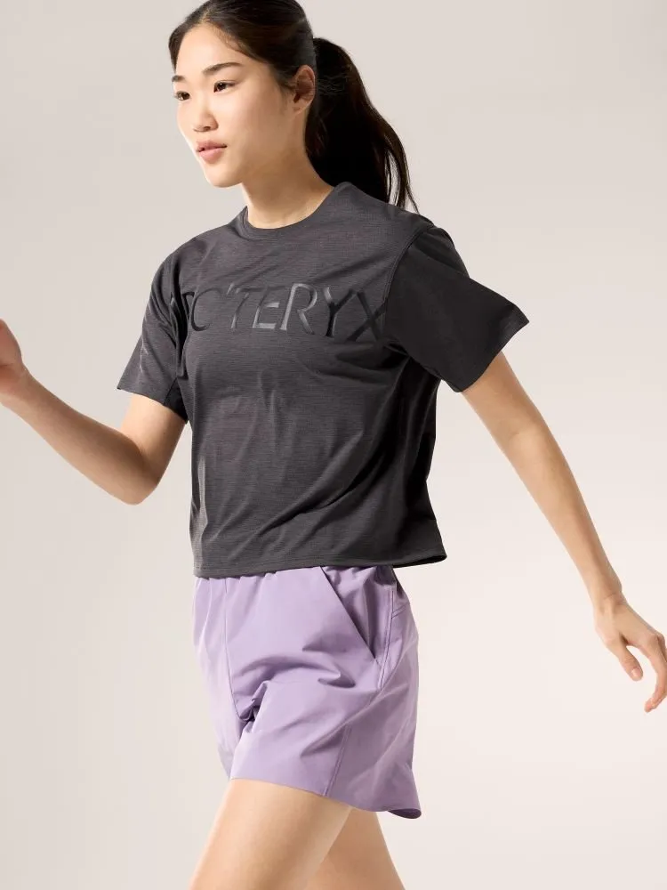 Taema Crop Word SS Women's