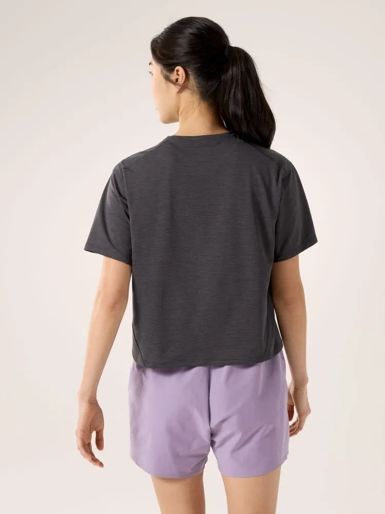 Taema Crop Word SS Women's