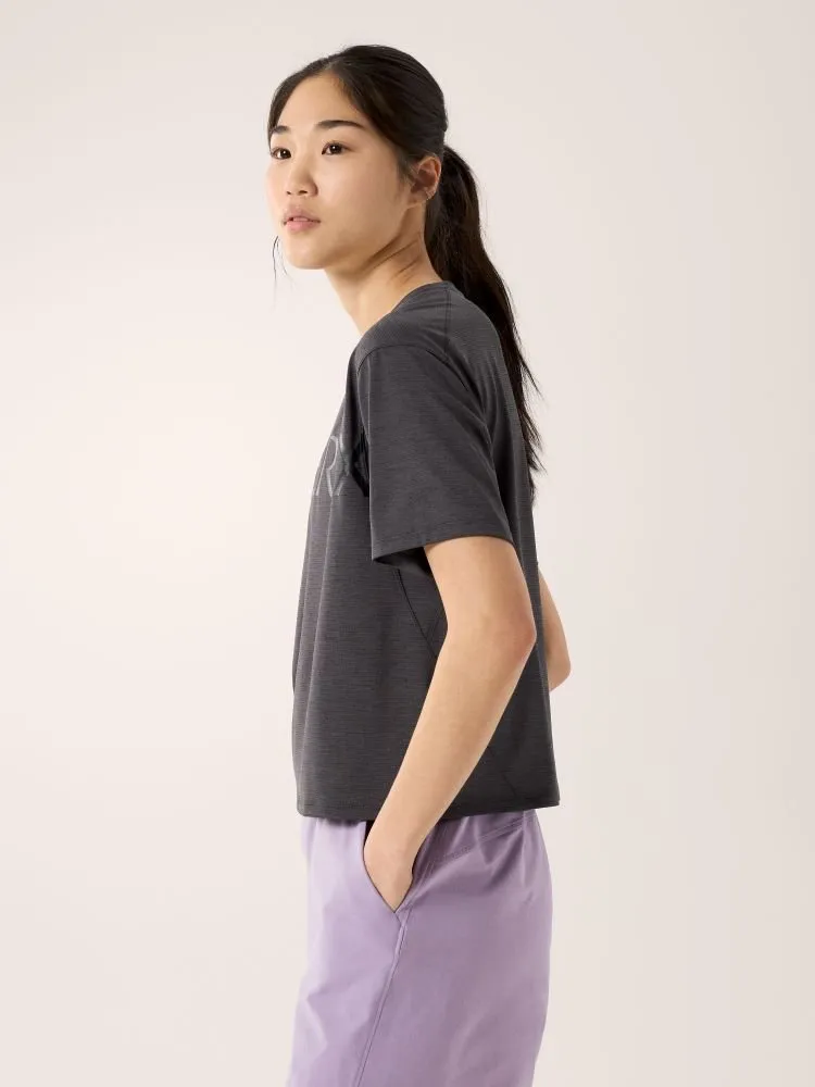 Taema Crop Word SS Women's