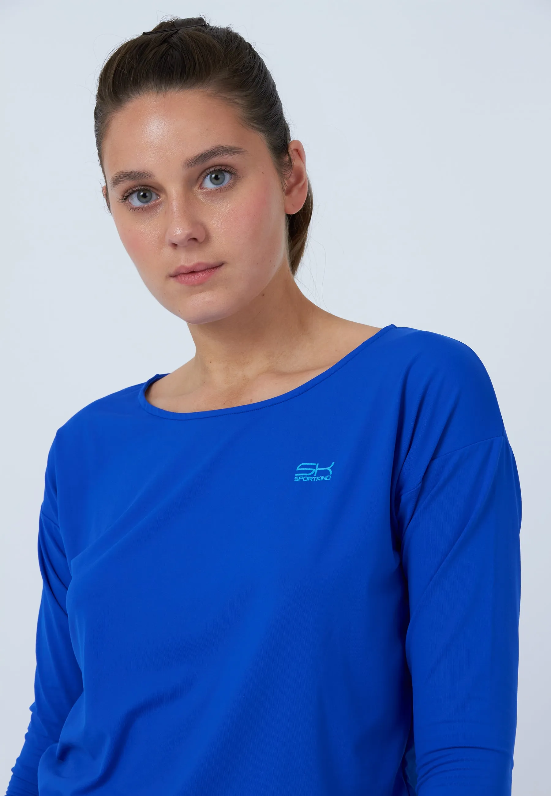 Tennis 3/4 Loose Fit Shirt, cobalt blue