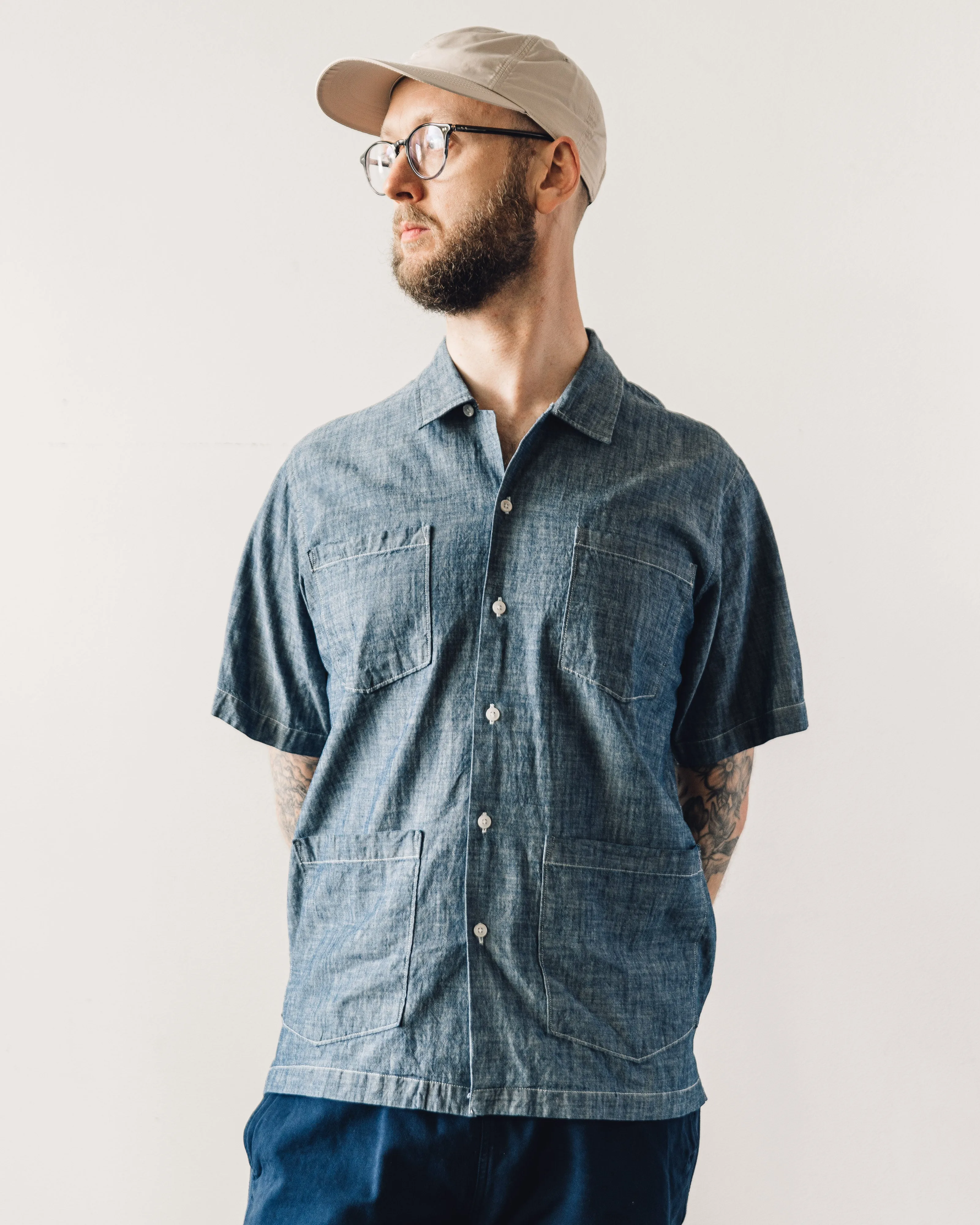 Universal Works Summer Overshirt, Chambray