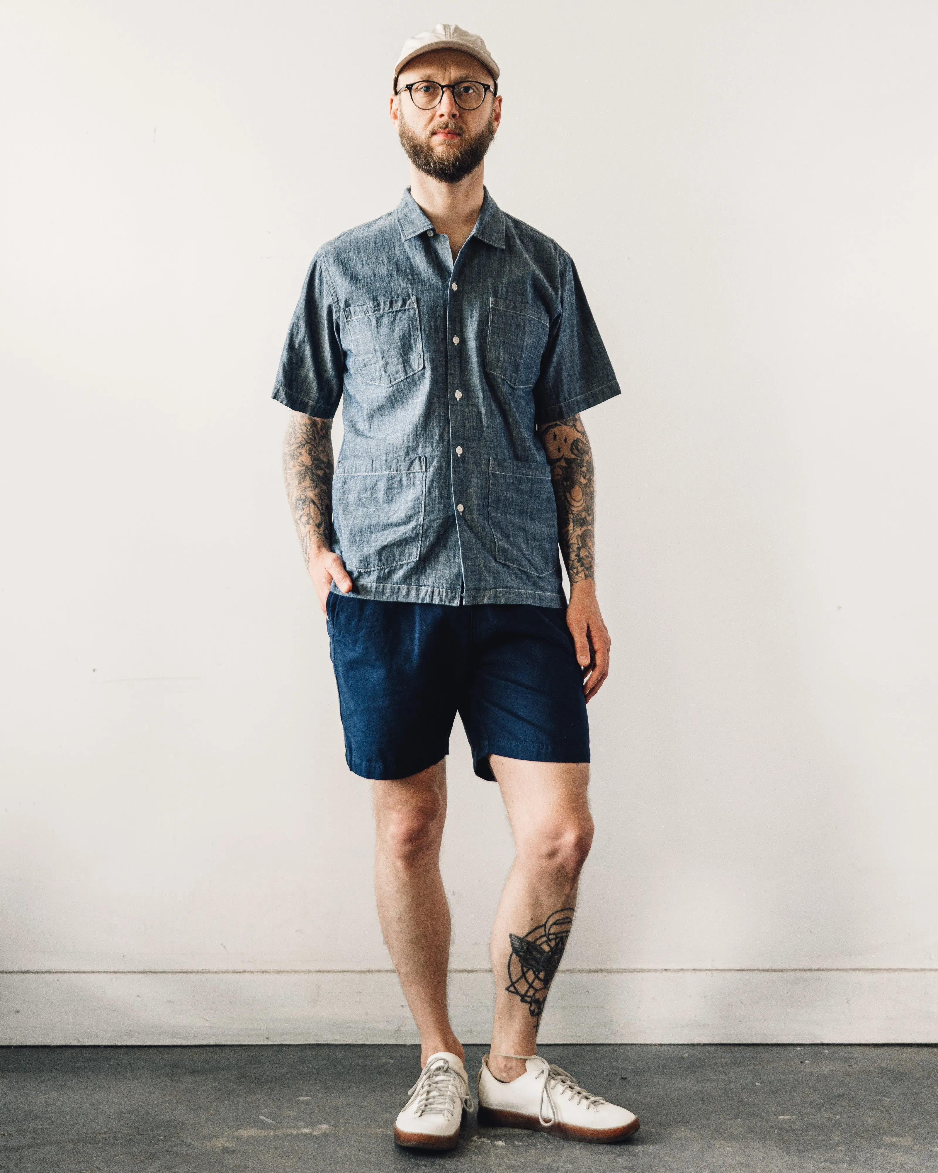 Universal Works Summer Overshirt, Chambray