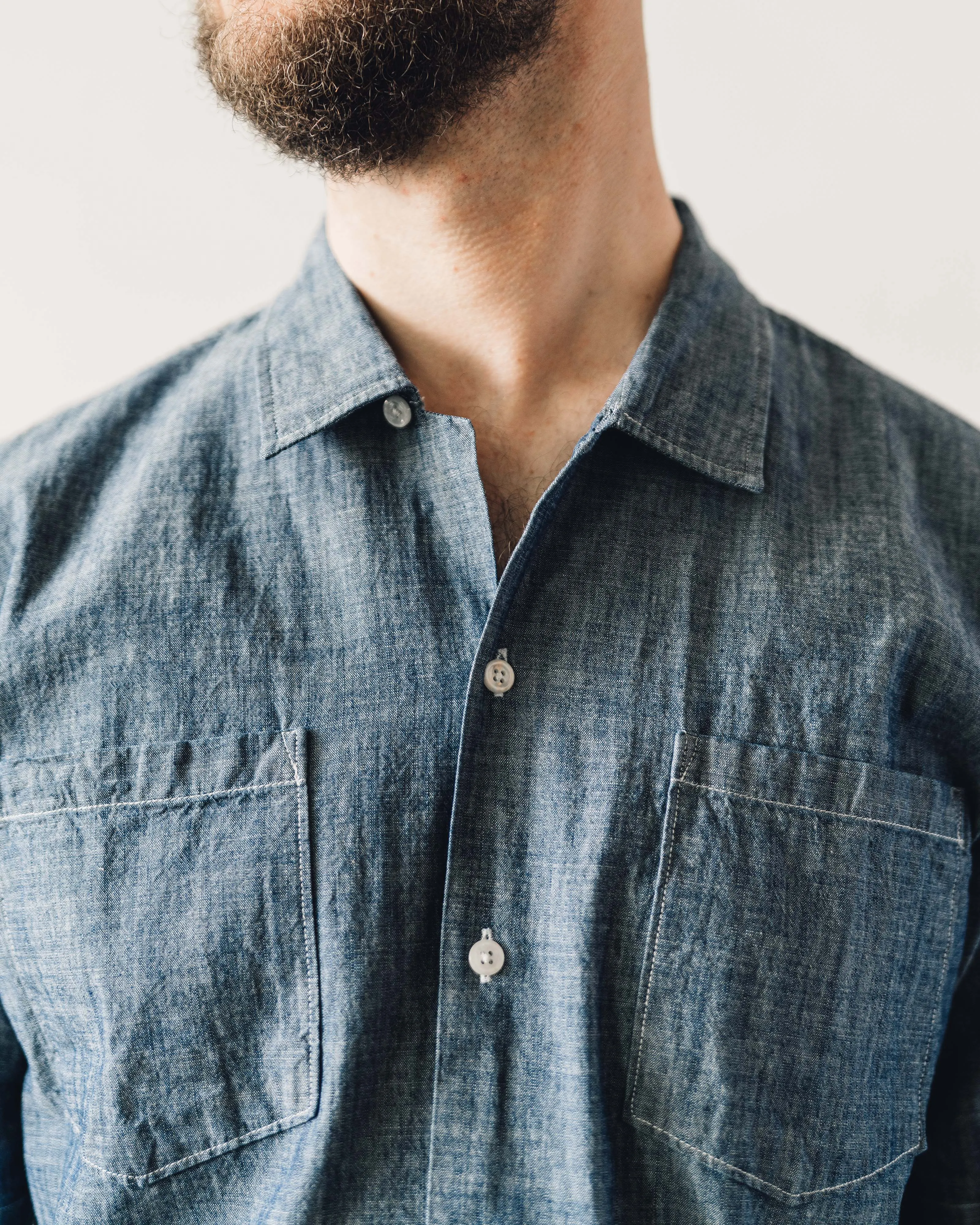 Universal Works Summer Overshirt, Chambray