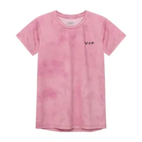 Volt and Fast Women's Bolt Running Jersey Tie Dye V1 Series - Pink