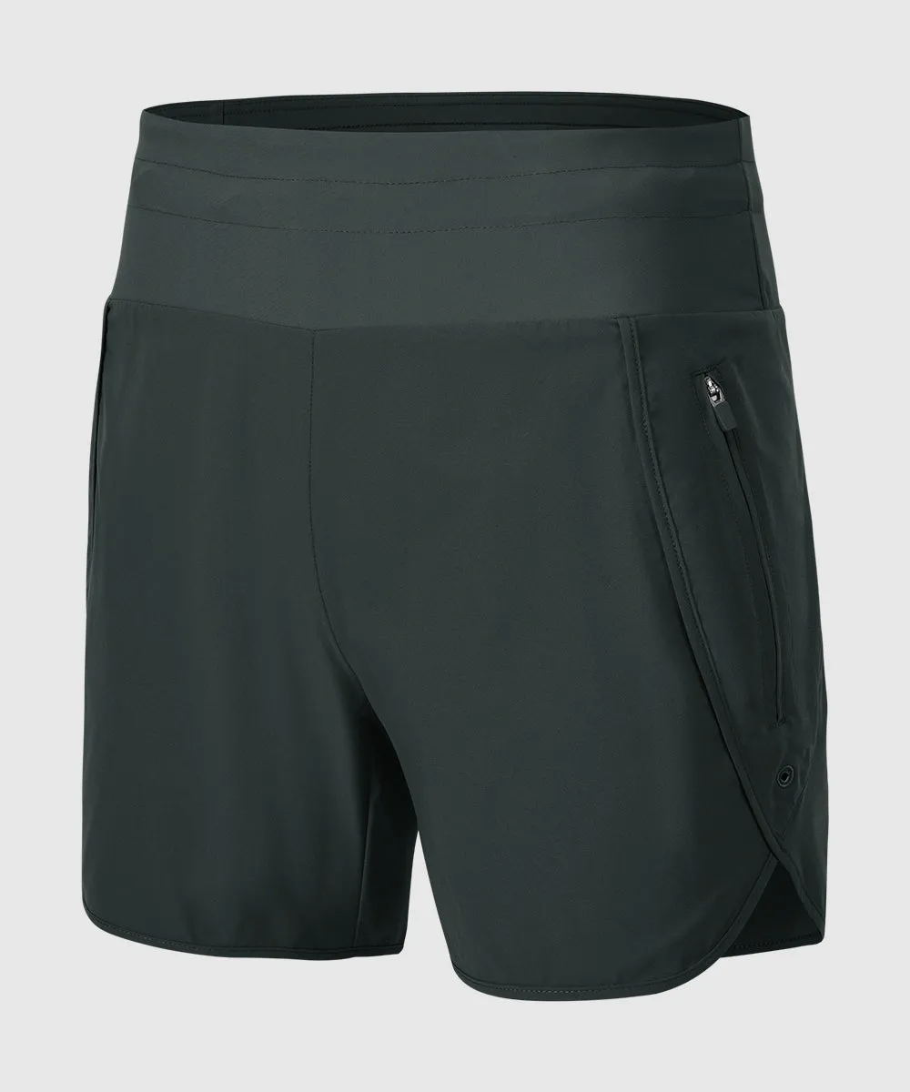Women's 5" High Waisted Swim Board Shorts