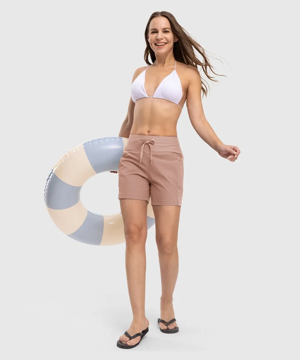 Women's 5" Quick Dry Swim Board Shorts