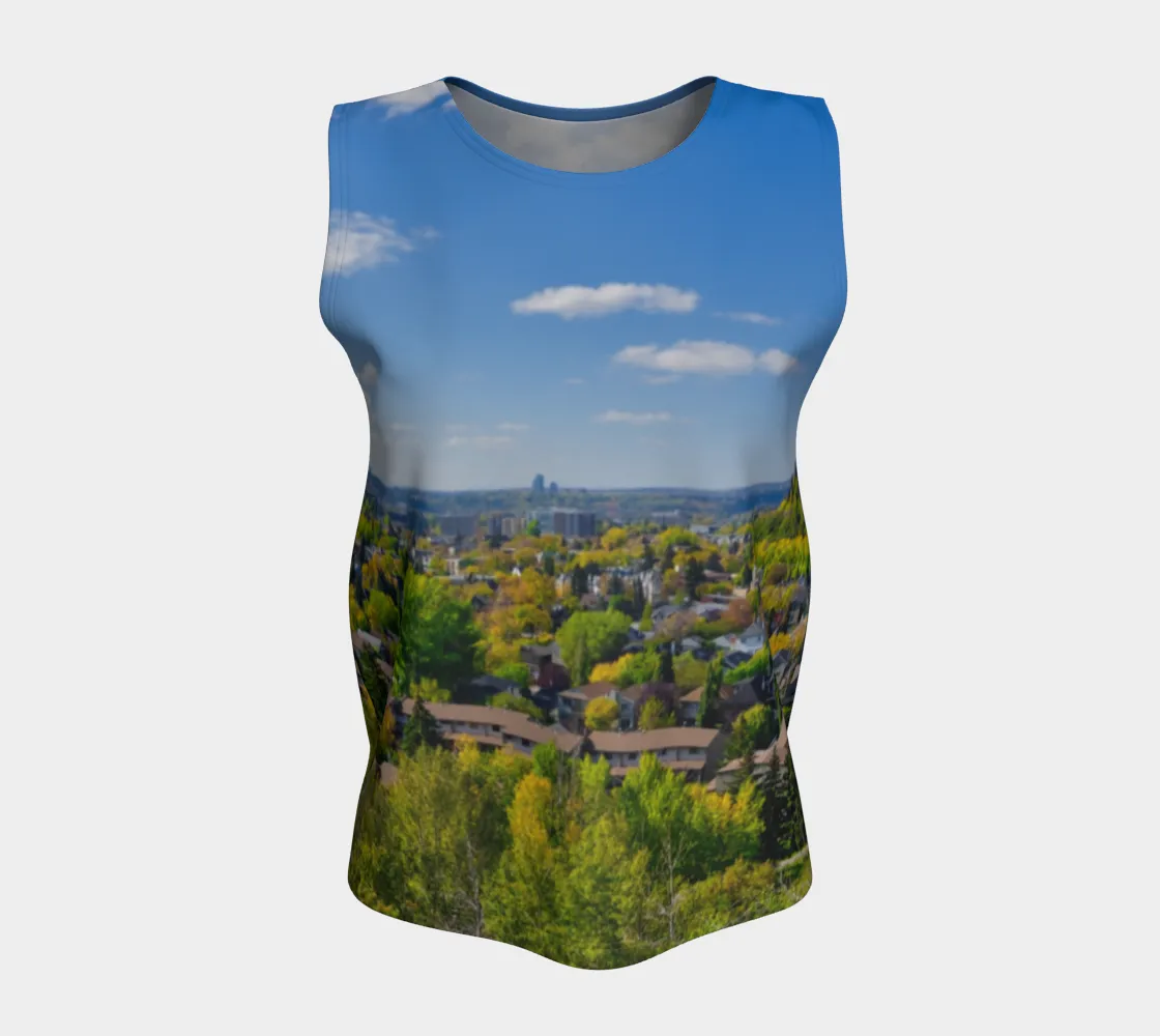 Women's All-Over Loose Regular Tank Top - McHugh Bluff Fall