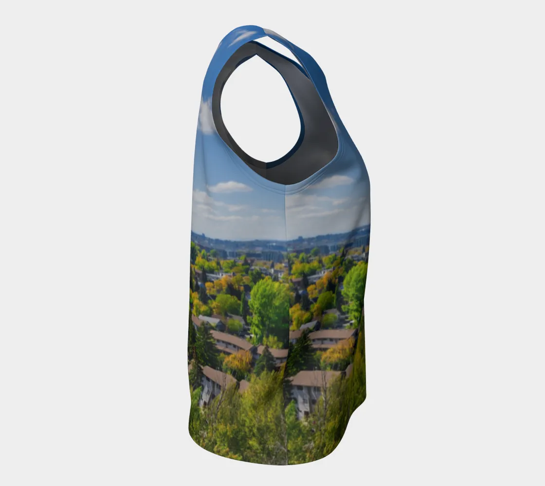 Women's All-Over Loose Regular Tank Top - McHugh Bluff Fall