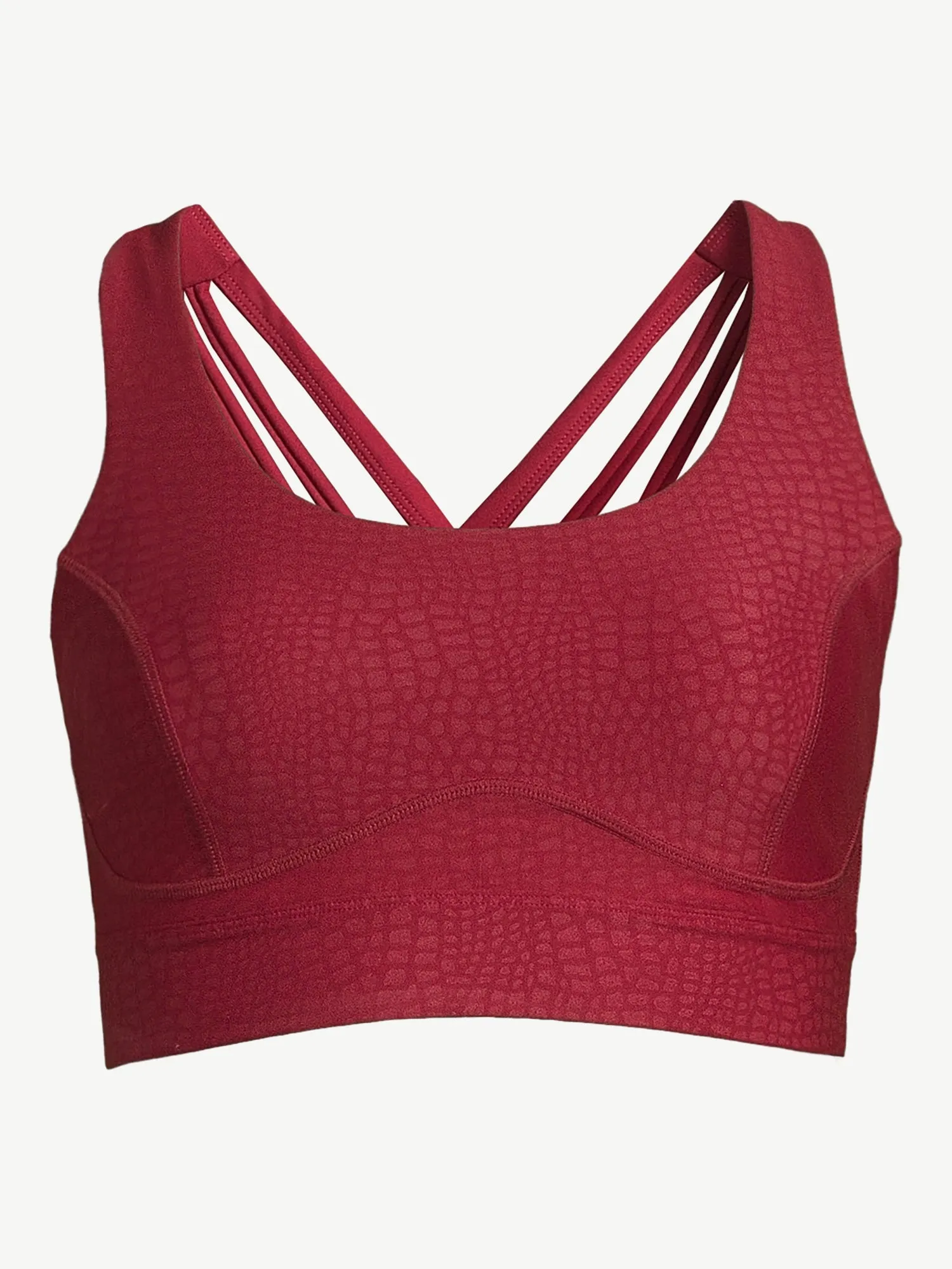 Women's Contour Crocodile Print Sports Bra