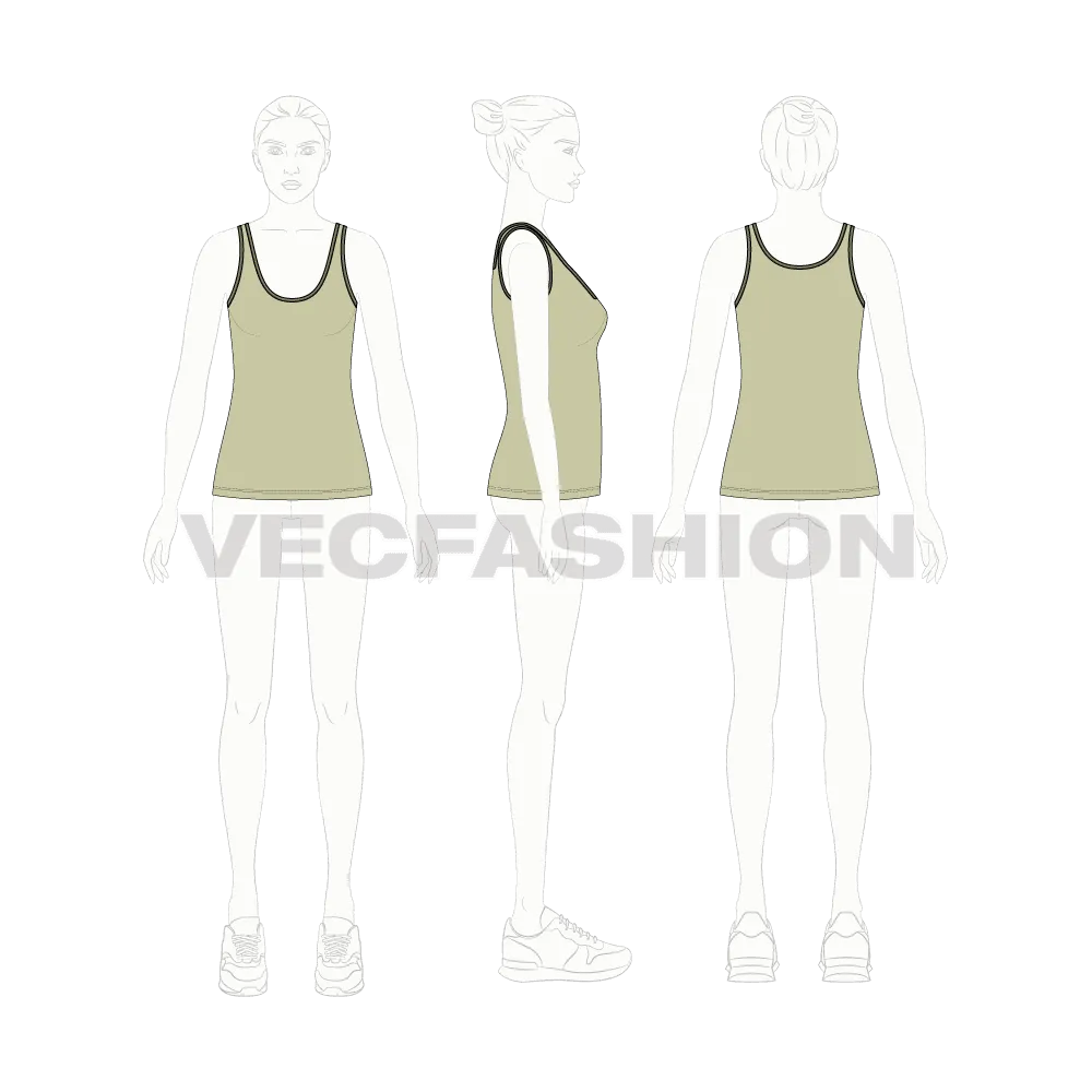 Women's Lose Fit Tank Top