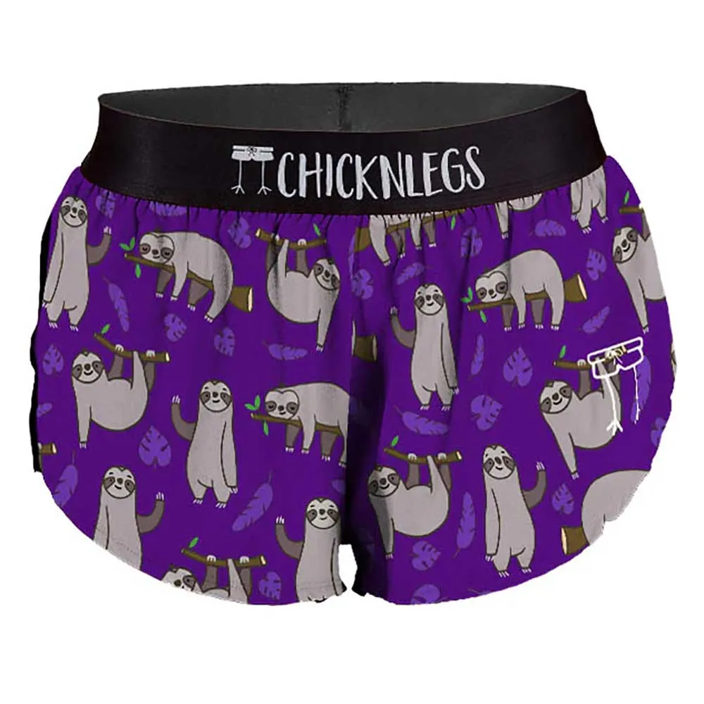 Women's Sloths 1.5" Split Short - Sloths
