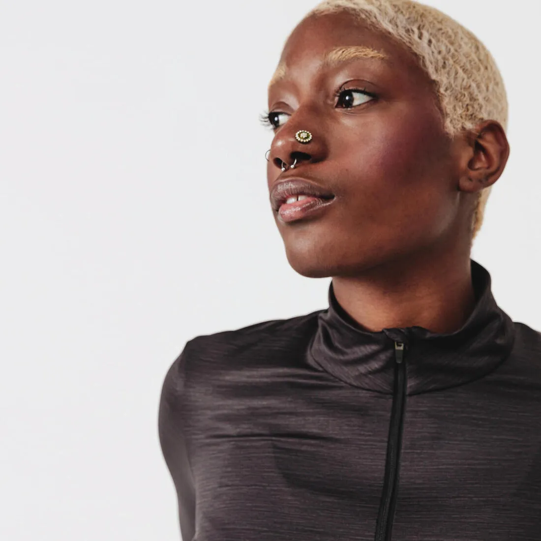 Women's Top Zip Long-Sleeved - Run Dry  