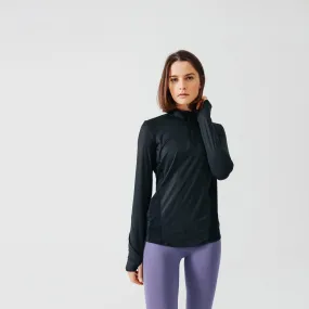 Women's Top Zip Long-Sleeved - Run Dry  