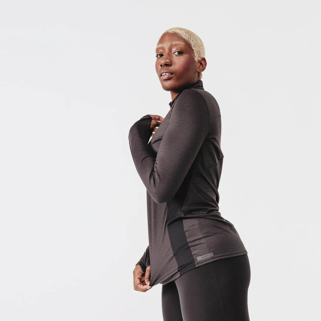 Women's Top Zip Long-Sleeved - Run Dry  